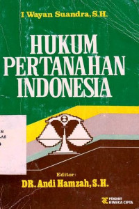 Hukum Pertanahan Indonesia