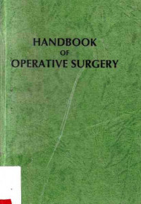 Handbook of Operative Surgery