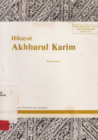 Hikayat Akhbarul Karim / Ramli Harun