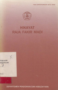 Hikayat Raja Fakir Madi