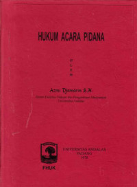 Hukum Acara Pidana