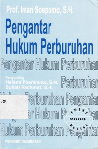 Pengantar Hukum Perburuhan