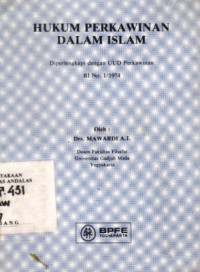 Hukum Perkawinan Dalam Islam