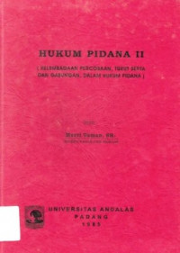 Hukum Pidana II