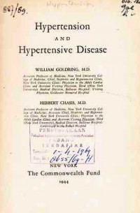 Hypertension And Hypertensive Diseasee