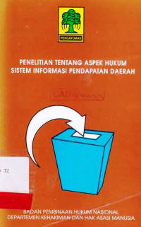 Penelitian Tentang Aspek Hukum Sistem Informasi Pendapatan Daerah