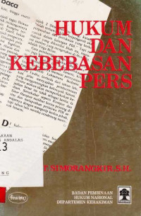 Hukum dan Kebebasan Pers