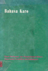 Bahasa Karo / Henry Guntur Traigan; Djago Tarigan