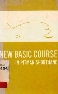 New Basic Course In Pitman Shorthand