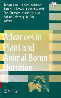 Advances In Plant And Animal Boron Nutrition