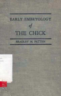 Early Embriology Of The Chick