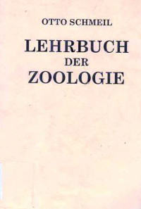 Lehrbuch Der Zoologie