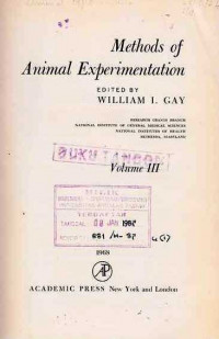 METHODS of Animal Experimentation