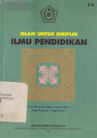 Islam Untuk Disiplin Ilmu Pendidikan