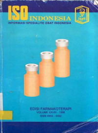 ISO Indonesia Informasi Spesialite Obat Indonesia Edisi Farmakoterapi Volume XXVIII - 1996