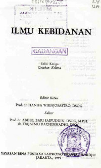 ILMU Kebidanan / editor:Hanifa Wiknjosastro