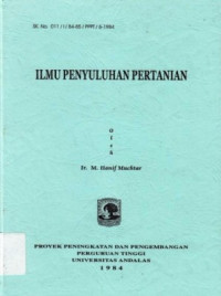 Ilmu Penyuluhan Pertanian