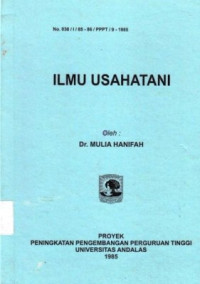 Ilmu Usahatani