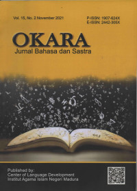 Okara Jurnal Bahasa Dan Sastra vol 15,no2 november 2021