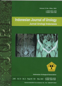 Indonesia Journal Of Urology Vol. 31, No.2, May 2024