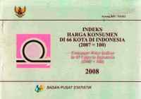 Indeks Harga Konsumen di 66 Kota di Indonesia (2007=100)