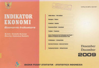 Indikator Ekonomi Econimic Indicators  Buletin Statistik Bulanan Monthly Statistical Bulletin Desember 2009