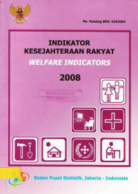 Indikator Kesejahteraan Rakyat Welfare Indicators 2008