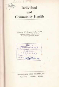 Individual and Community Health