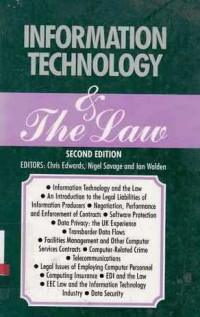 Information Technology And The Law