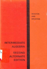 Intermediate Algebra Second Alternate Adition