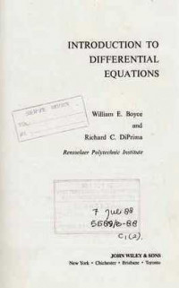 Introduction To Differential Equations