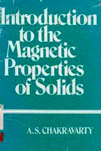 Introduction To The Magnetic  Properties Of Solids