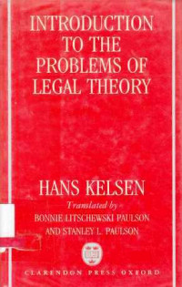 Introduction To The Problems Of Legal Theory