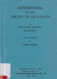 Introduction To Theory Of Relativity