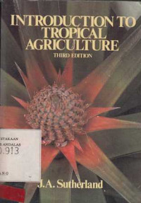 Introduction To Tropical Agriculture