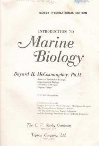 Introduction To marine Biology