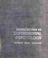 Introduction to Experimental Psychology