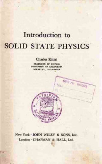 Introduction To Solid State Physics