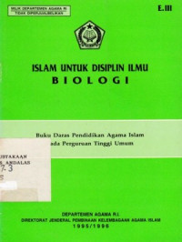 Islam Untuk Disiplin Ilmu Biologi