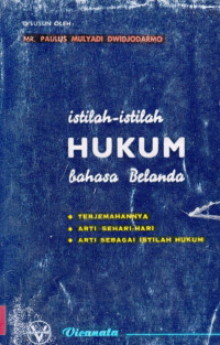 Istilah-Istilah Hukum Bahasa Belanda