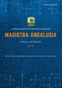 Magistra Andalusia : Jurnal Ilmu Sastra :  Vol 3, No 2 (2021)