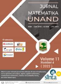 Jurnal Matematika Unand : Vol 11, No 4 (2022)