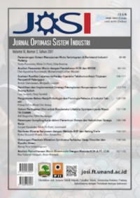 Jurnal Optimasi Sistem Industri : Vol. 16 No. 2 (2017)