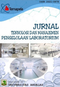 Tempele : Jurnal Teknologi dan Manajemen Pengelolaan Laboratorium : Vol 4 No 2 (2021)