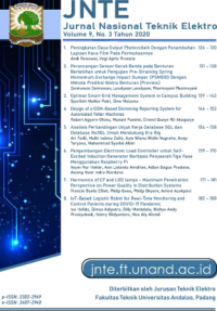 Jurnal Nasional Teknik Elektro (JNTE) : Vol 7, No 1: March 2018