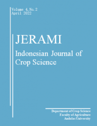 Jerami : Indonesian Journal of Crop Sciences  : Vol 4 No 2 (2022)