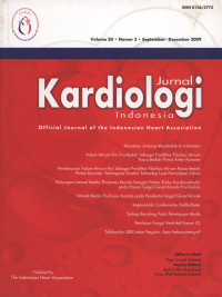 Jurnal Kardiologi Indonesia. 9 artikel Vol. 30 N0. 3. September - Desember 2009