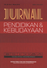 Jurnal Pendidikan dan Kebudayaan. 10 artikel Vol. 20 No. 1. Maret 2014