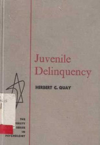 Juvenile delinquency research and theory