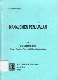 Manajemen Penjualan